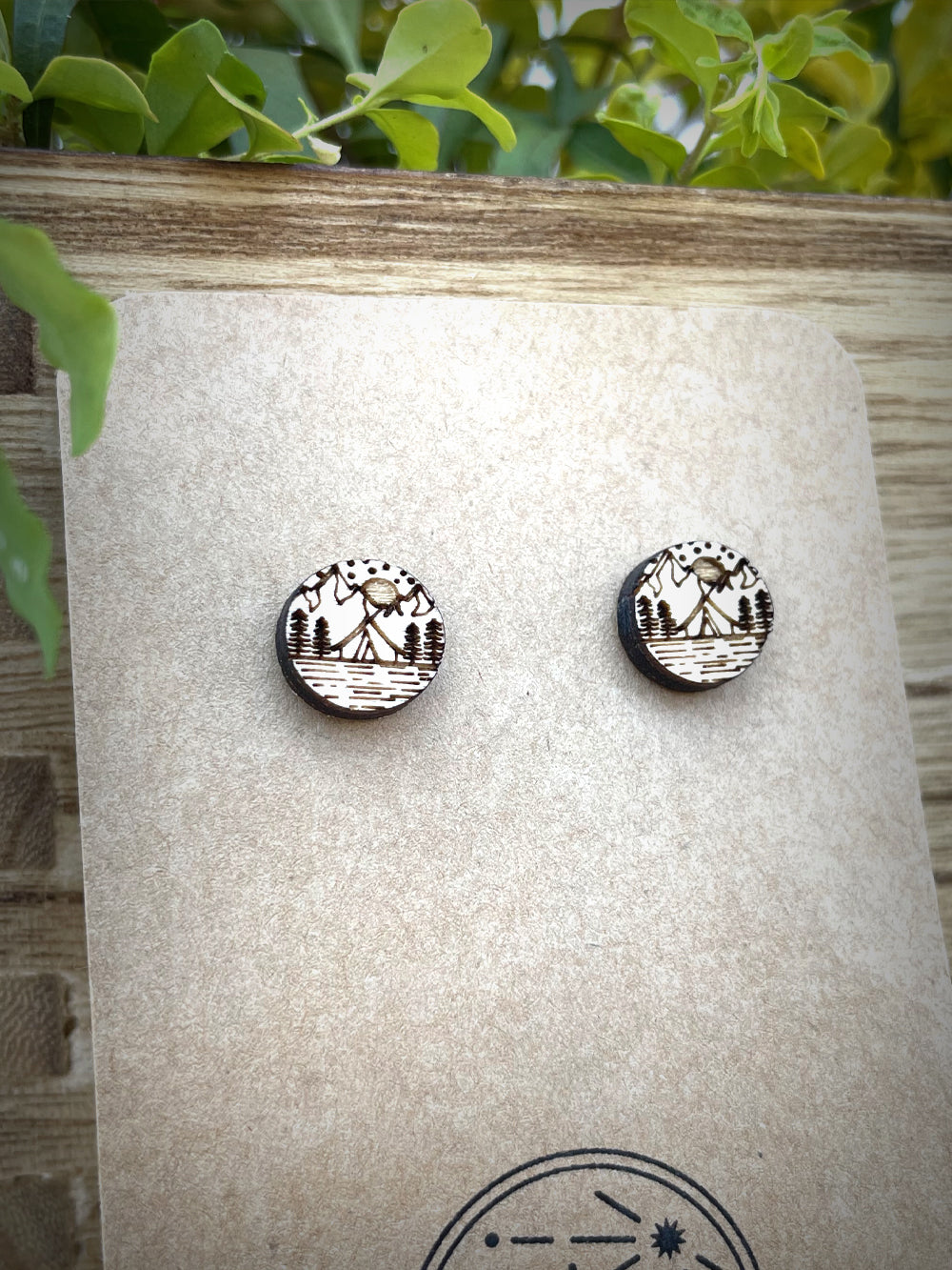 Adventure Tent and Mountains