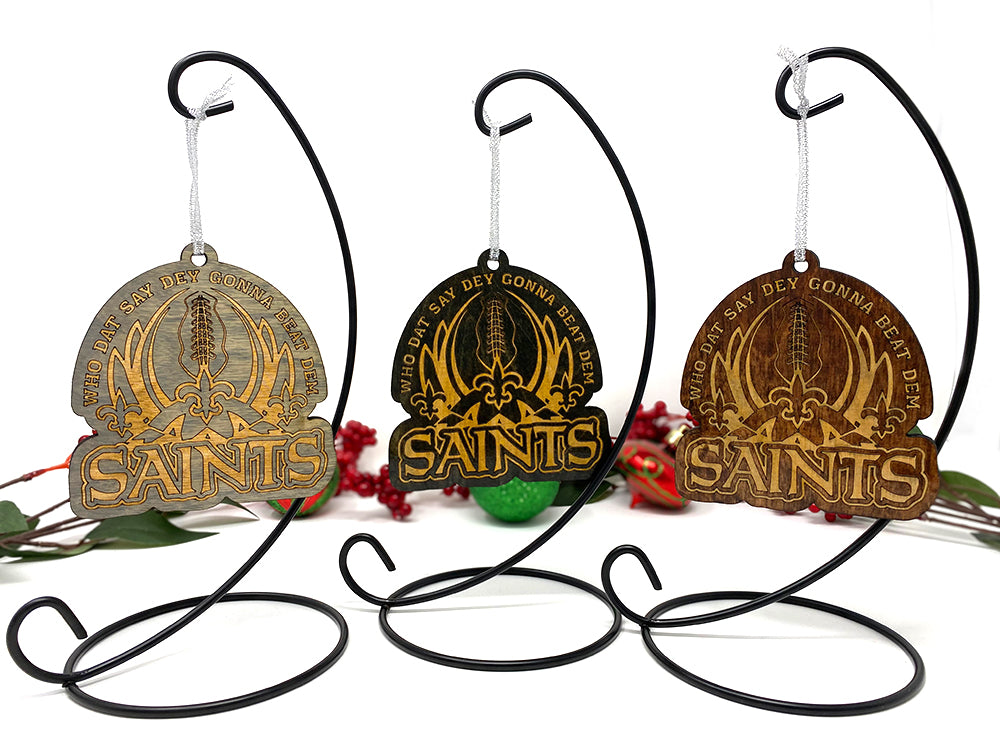 Saints Chant Fleur De Lis Ornament