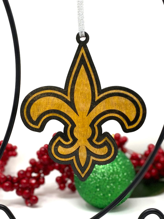 Saints Fleur De Lis Ornament