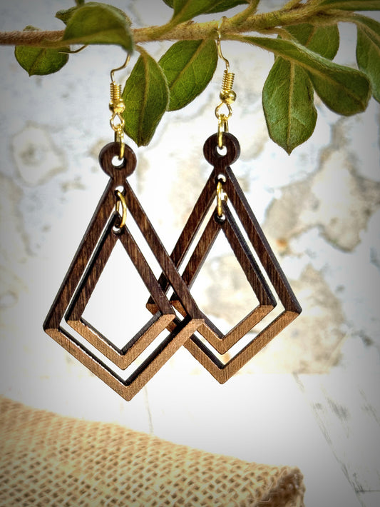 Geometric Dangle Earring