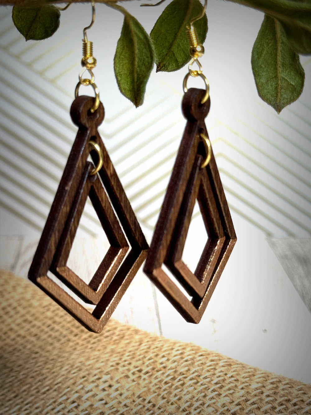 Geometric Dangle Earring