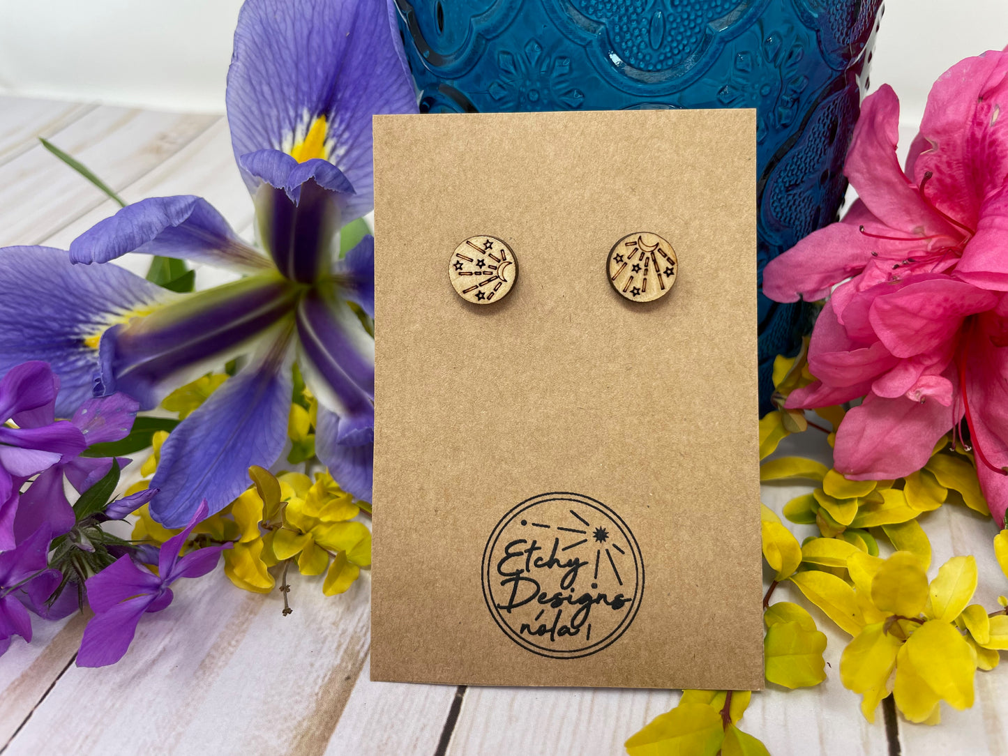 Watermeter Studded Earrings